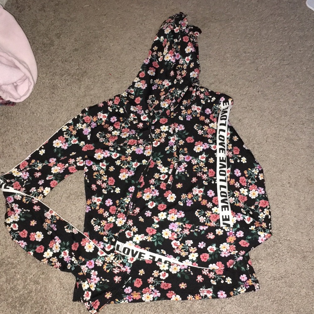 Women’s/Girls floral print crop top